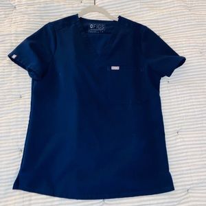 Figs Navy Blue Scrub Set